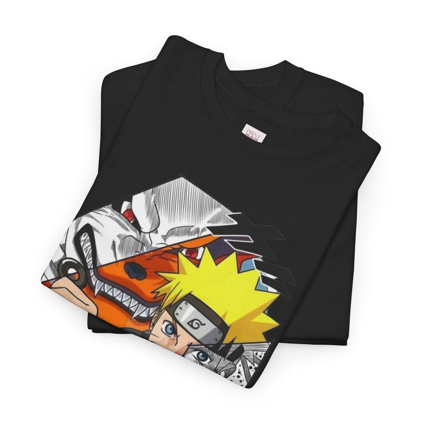 Naruto Shippuden Uzumaki Naruto Unisex Heavy Cotton Tee - Vibrant and Stylish Design for Otaku Heads