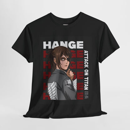 Attack On Titan Hange Zoë Unisex Heavy Cotton Tee - Vibrant and Stylish Design for Otaku Heads