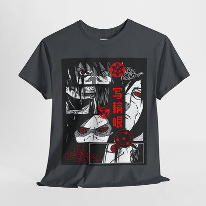 Naruto Shippuden Uchiha Madara Unisex Heavy Cotton Tee - Vibrant and Stylish Design for Otaku Heads