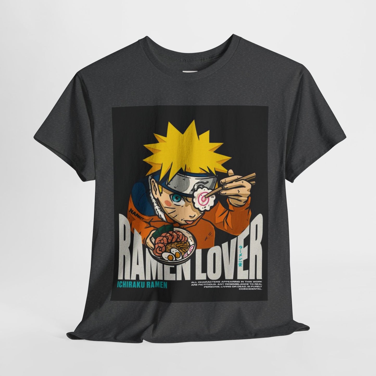 Naruto Shippuden Uzumaki Naruto Unisex Heavy Cotton Tee - Vibrant and Stylish Design for Otaku Heads