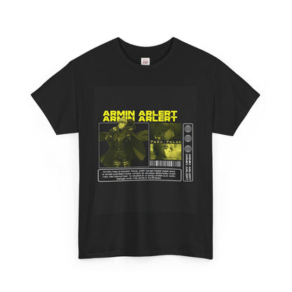 Attack On Titan Armin Arlert Unisex Heavy Cotton Tee - Vibrant and Stylish Design for Otaku Heads