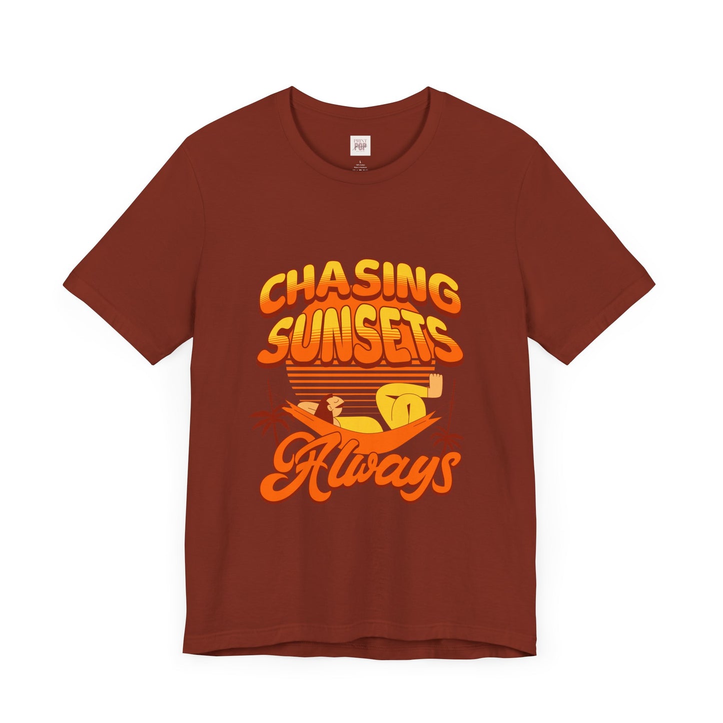 Chasing Sunsets Unisex Jersey Tee - Always Sunshine Vibes