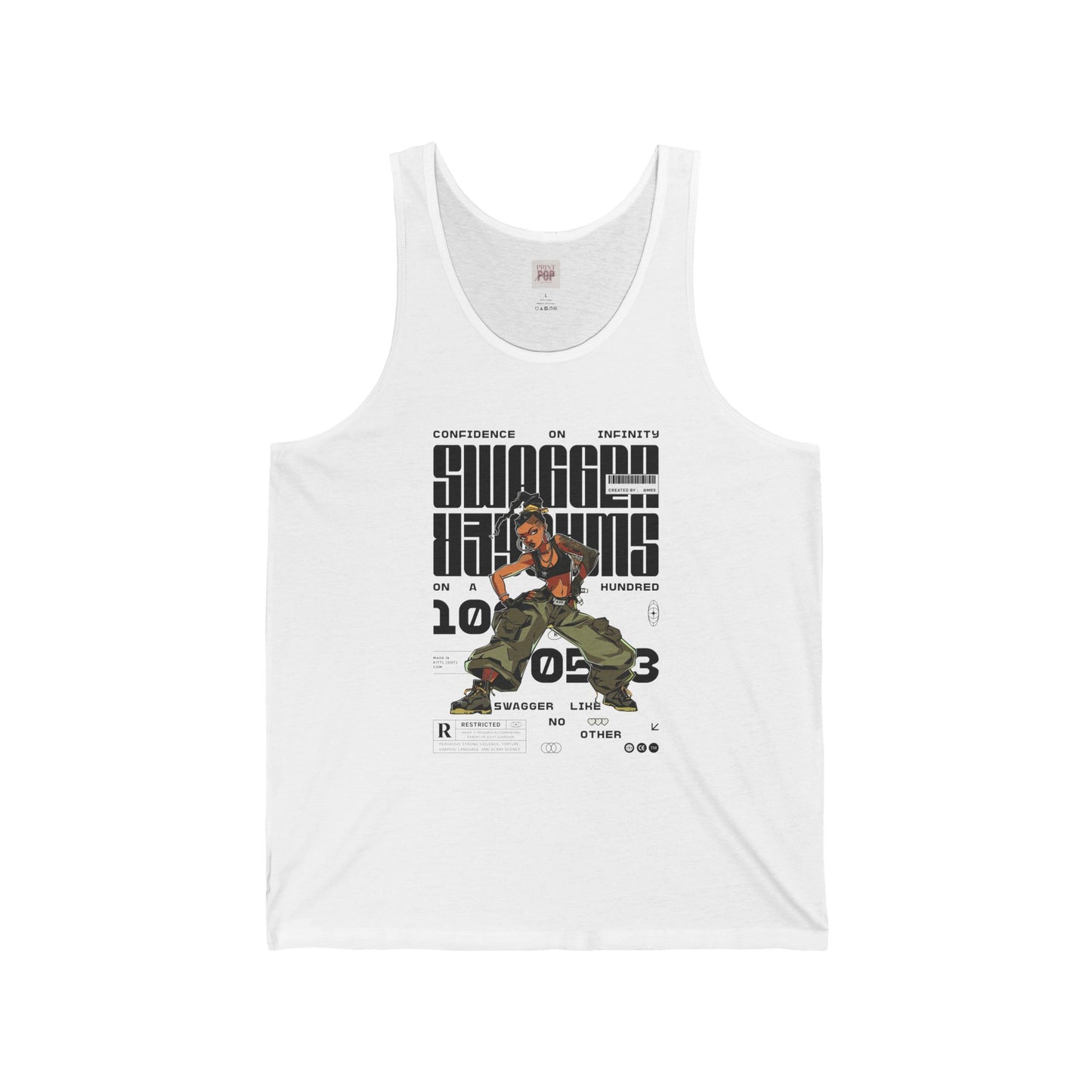 Swagger Unisex Jersey Tank - Street Style Graphic Tee