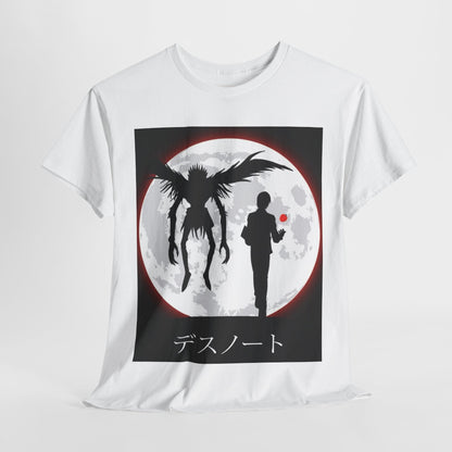 Death Note Unisex Heavy Cotton Tee - Vibrant and Stylish Design for Otaku Heads