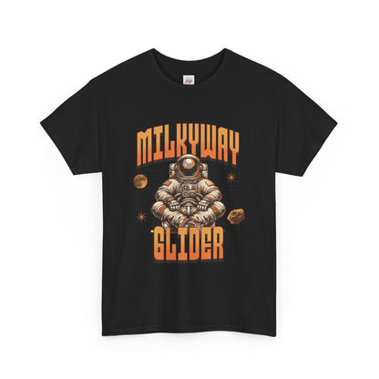 Milkyway Glider Unisex Heavy Cotton Tee - Cosmic Space Adventure Shirt