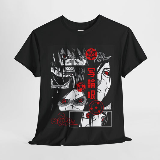 Naruto Shippuden Uchiha Madara Unisex Heavy Cotton Tee - Vibrant and Stylish Design for Otaku Heads