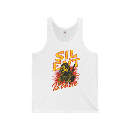 Silent Blade Unisex Jersey Tank - Stylish and Bold Summer Wear