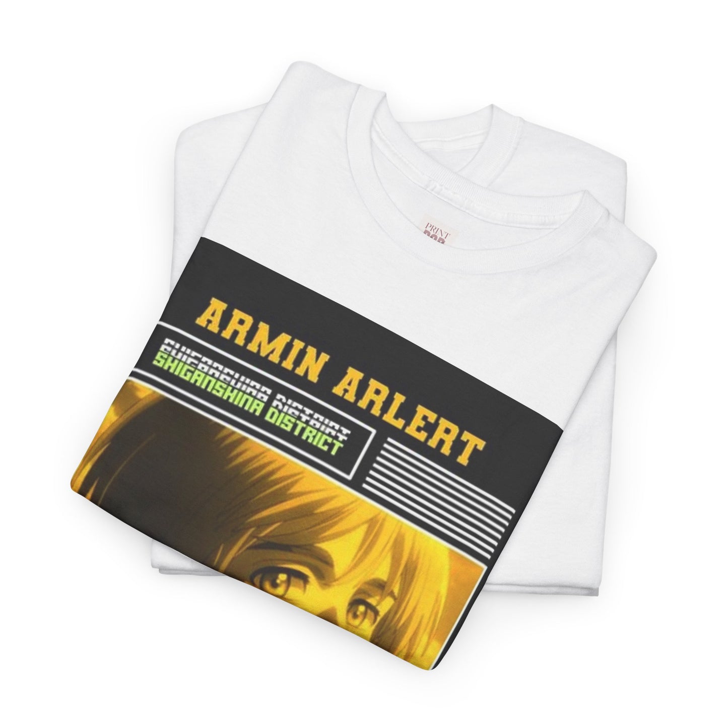 Attack On Titan Armin Arlert Unisex Heavy Cotton Tee - Vibrant and Stylish Design for Otaku Heads