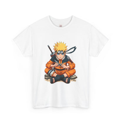 Naruto Shippuden Uzumaki Naruto Unisex Heavy Cotton Tee - Vibrant and Stylish Design for Otaku Heads