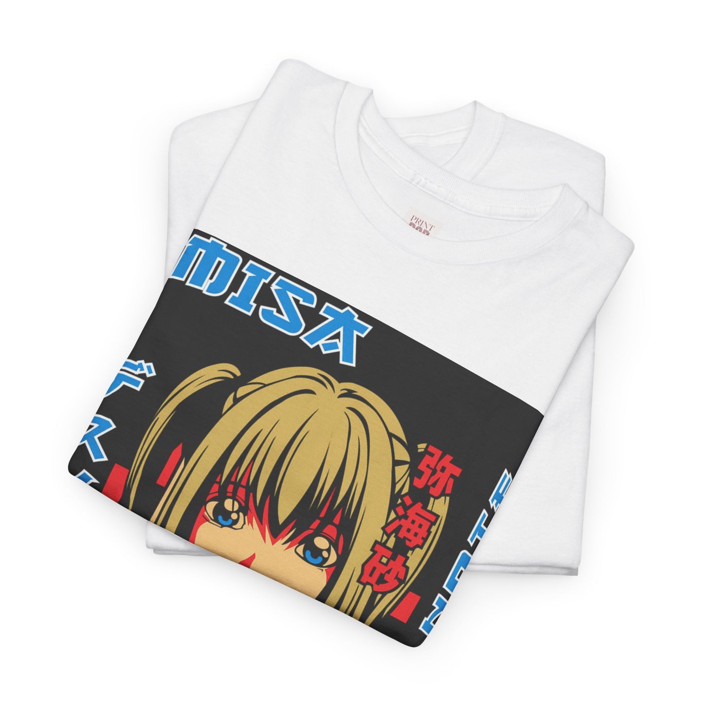 Death Note Misa Amane Unisex Heavy Cotton Tee - Vibrant and Stylish Design for Otaku Heads