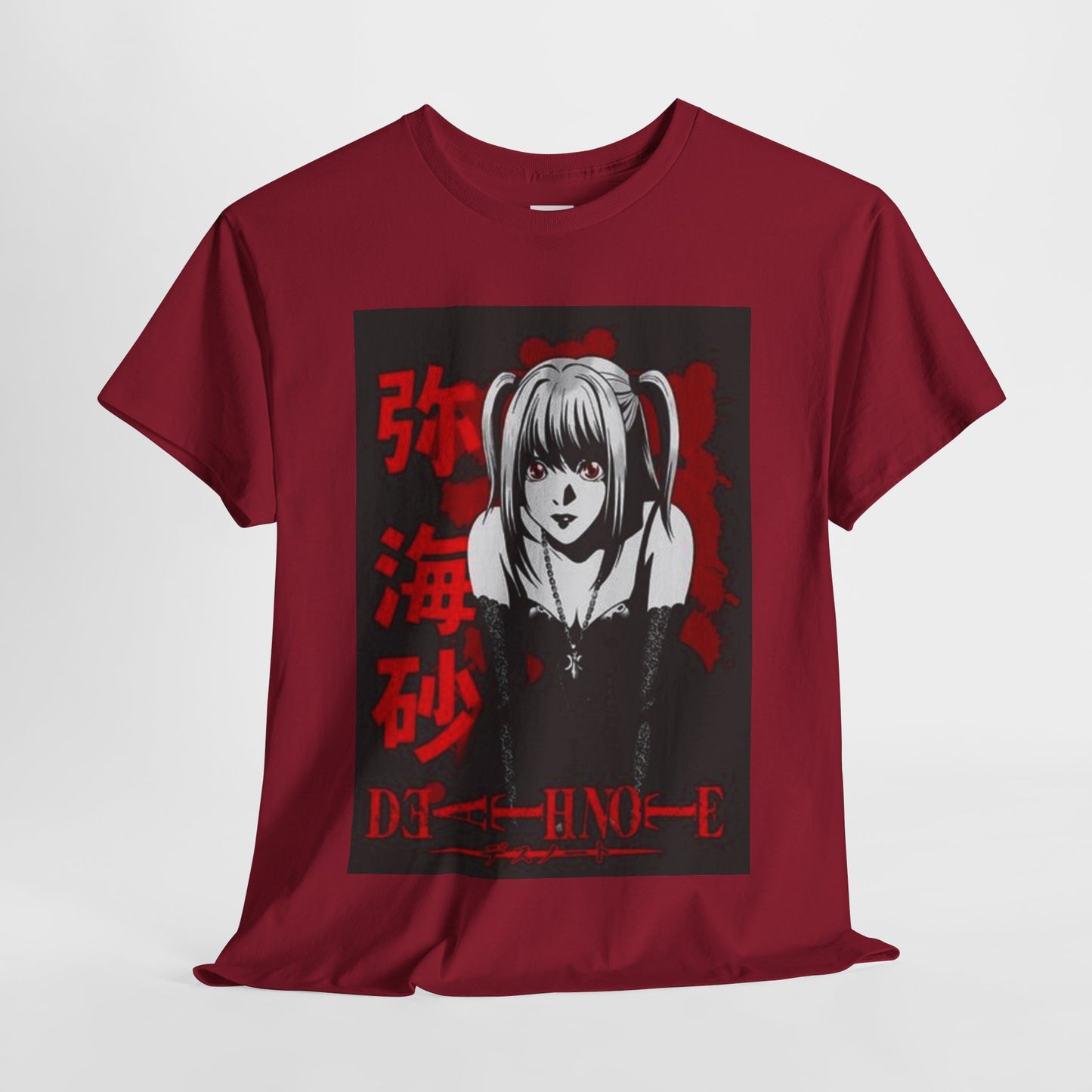 Death Note Misa Amane Unisex Heavy Cotton Tee - Vibrant and Stylish Design for Otaku Heads