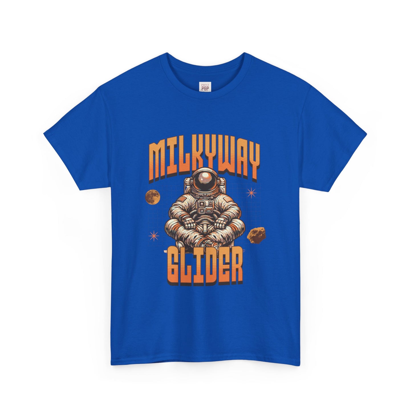 Milkyway Glider Unisex Heavy Cotton Tee - Cosmic Space Adventure Shirt