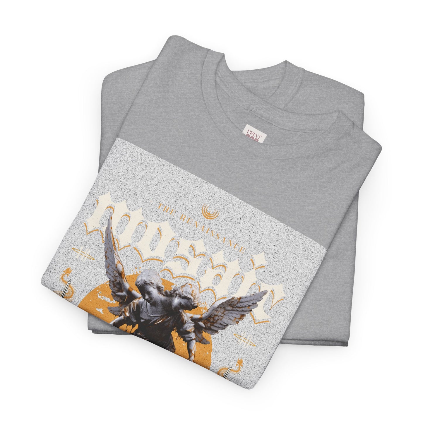 Vintage Music Angel Unisex Heavy Cotton Tee