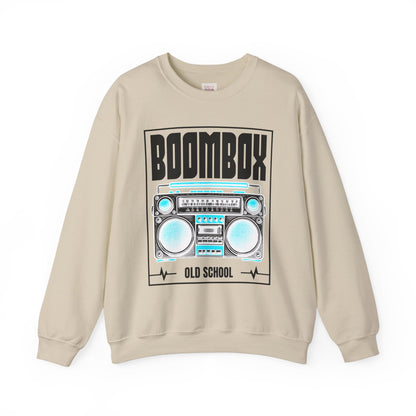 Retro Boombox Unisex Heavy Blend™ Crewneck Sweatshirt - Old School Vibes