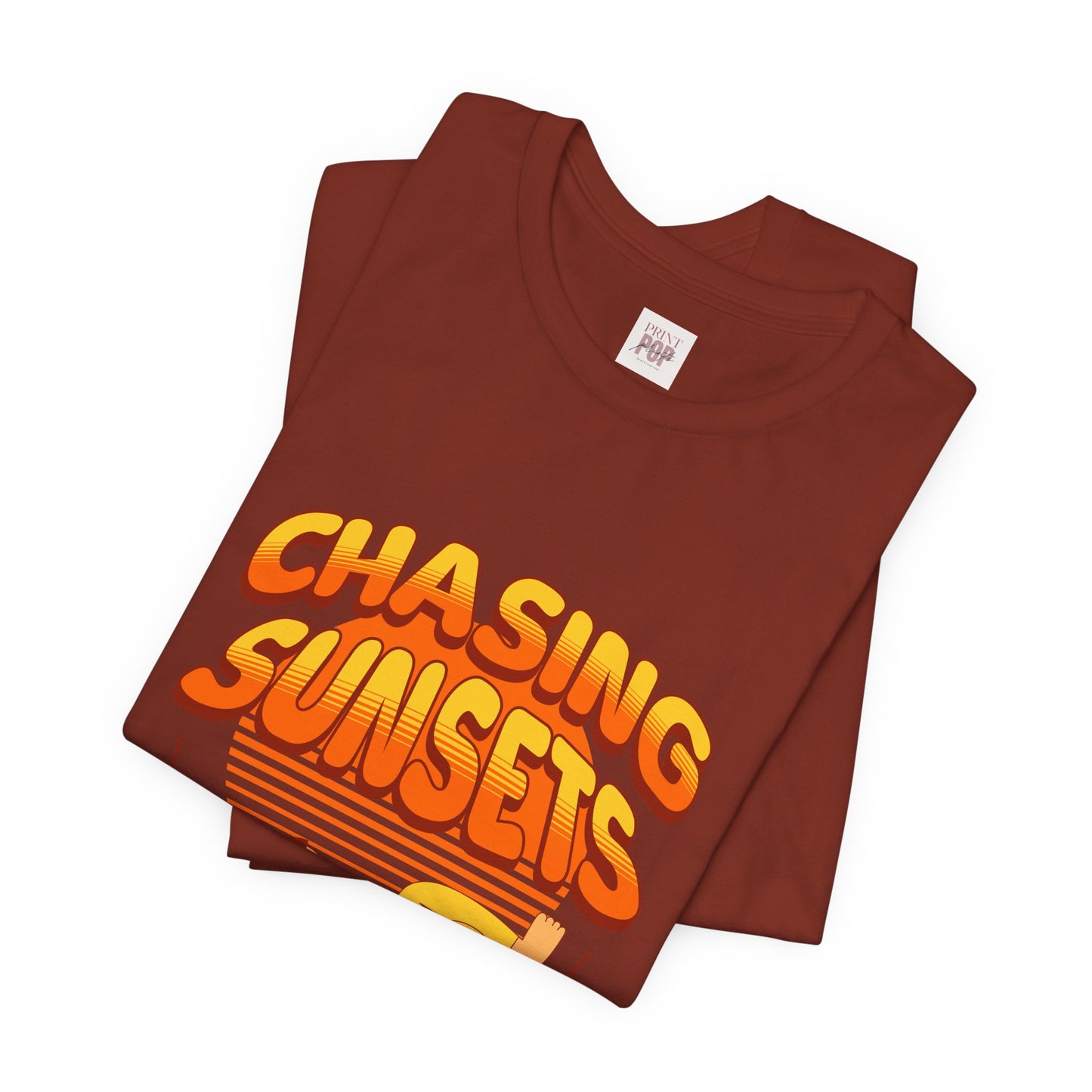 Chasing Sunsets Unisex Jersey Tee - Always Sunshine Vibes