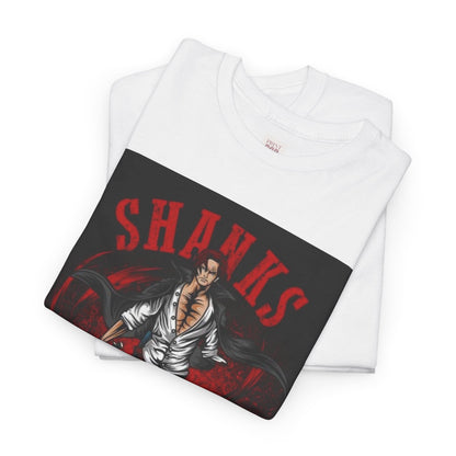 One Piece Shanks Unisex Heavy Cotton Tee - Vibrant and Stylish Design for Otaku Heads