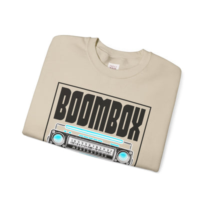 Retro Boombox Unisex Heavy Blend™ Crewneck Sweatshirt - Old School Vibes