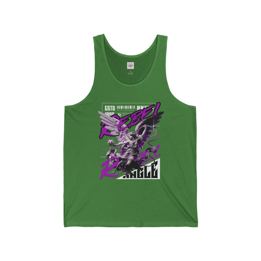 Rebel Graphic Unisex Jersey Tank - Bold Statement Apparel for Free Spirits