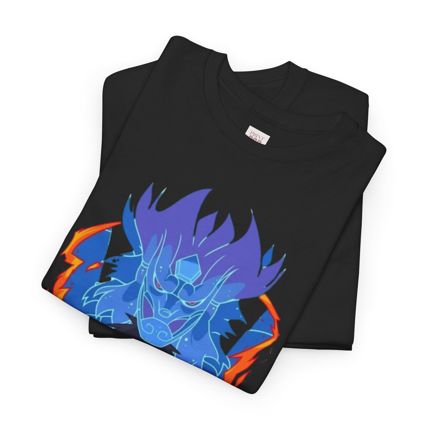 Naruto Shippuden Uchiha Madara Unisex Heavy Cotton Tee - Vibrant and Stylish Design for Otaku Heads