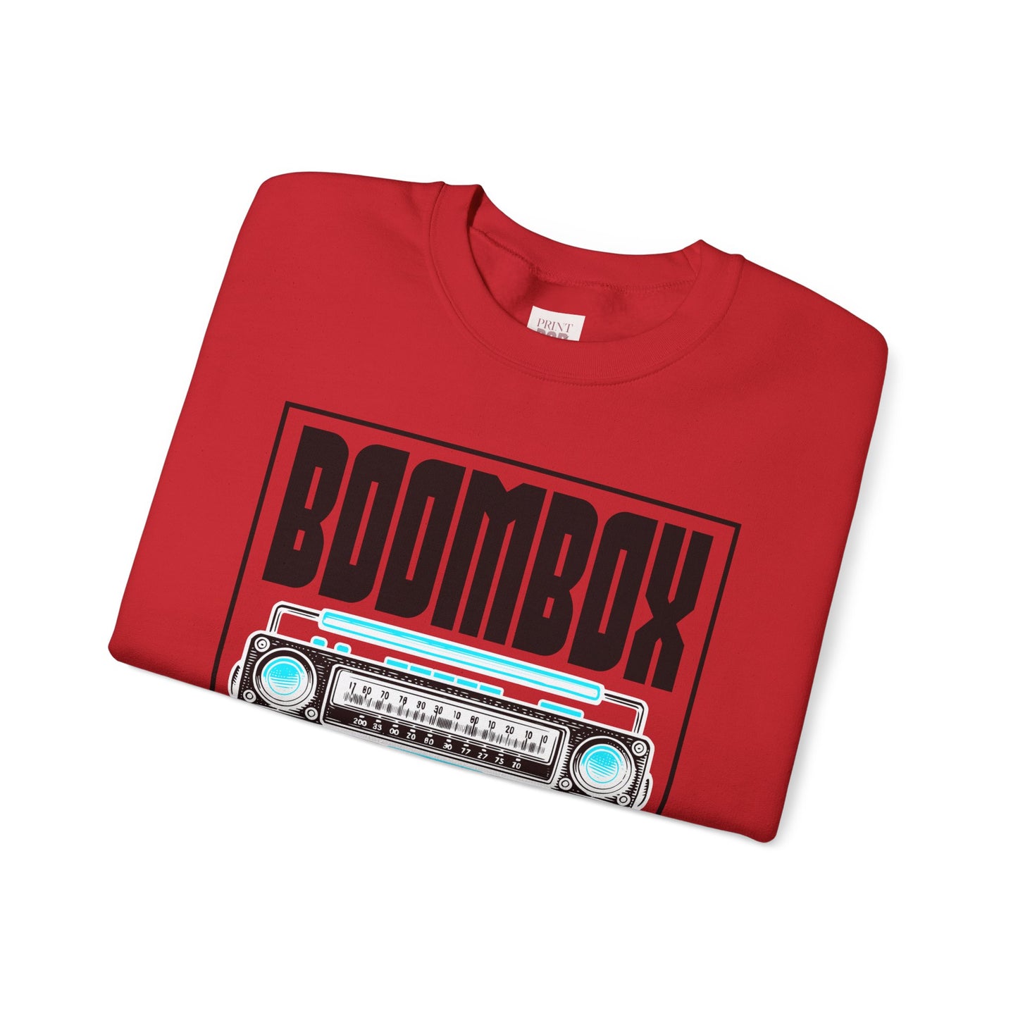 Retro Boombox Unisex Heavy Blend™ Crewneck Sweatshirt - Old School Vibes