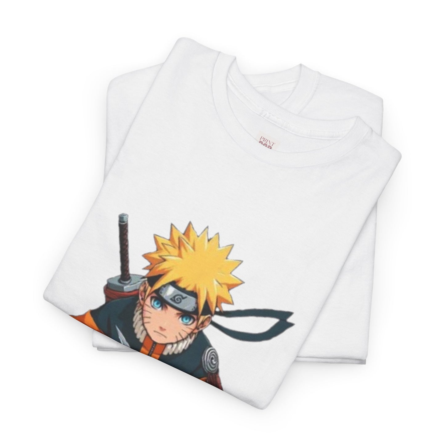 Naruto Shippuden Uzumaki Naruto Unisex Heavy Cotton Tee - Vibrant and Stylish Design for Otaku Heads