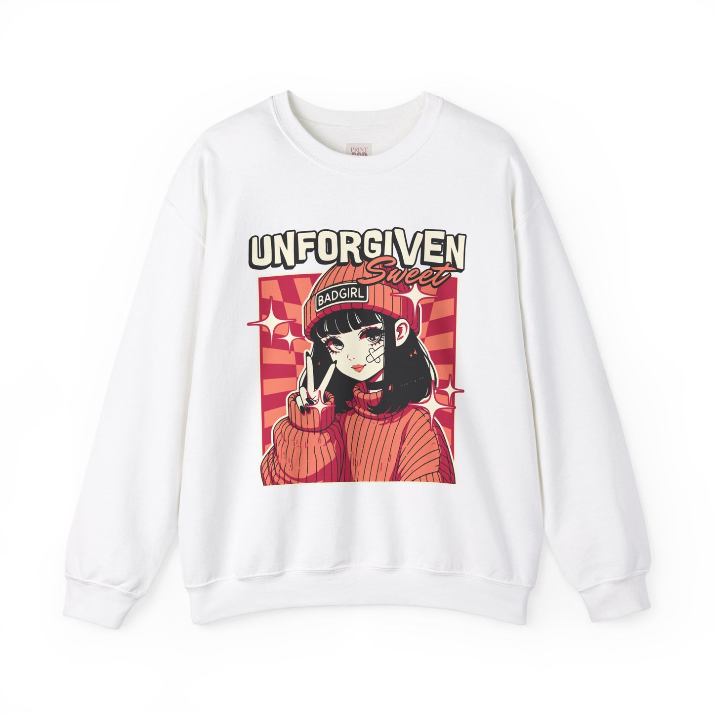 Unforgiven Sweet Bad Girl Unisex Heavy Blend Premium Crewneck Sweatshirt