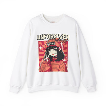 Unforgiven Sweet Bad Girl Unisex Heavy Blend Premium Crewneck Sweatshirt