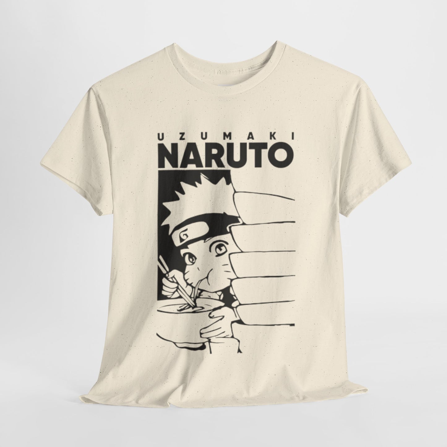 Naruto Shippuden Uzumaki Naruto Unisex Heavy Cotton Tee - Vibrant and Stylish Design for Otaku Heads