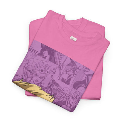 Jojo's Bizarre Adventure Giorno Giovanna Unisex Heavy Cotton Tee - Vibrant and Stylish Design for Otaku Heads