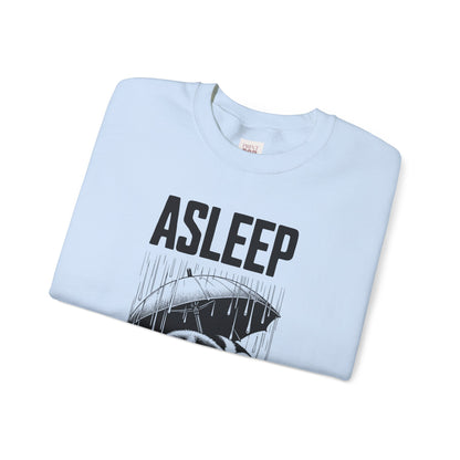 Cozy Dog-Themed Crewneck Sweatshirt - "ASLEEP" Design