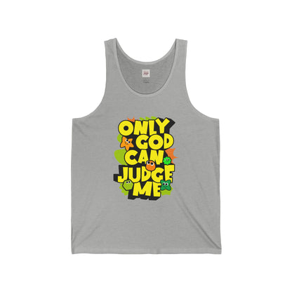 Only God Can Judge Me Unisex Jersey Tank - Trendy Summer Top