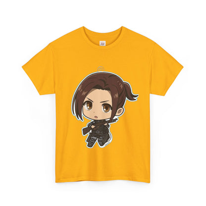 Attack On Titan Sasha Braus Unisex Heavy Cotton Tee - Vibrant and Stylish Design for Otaku Heads