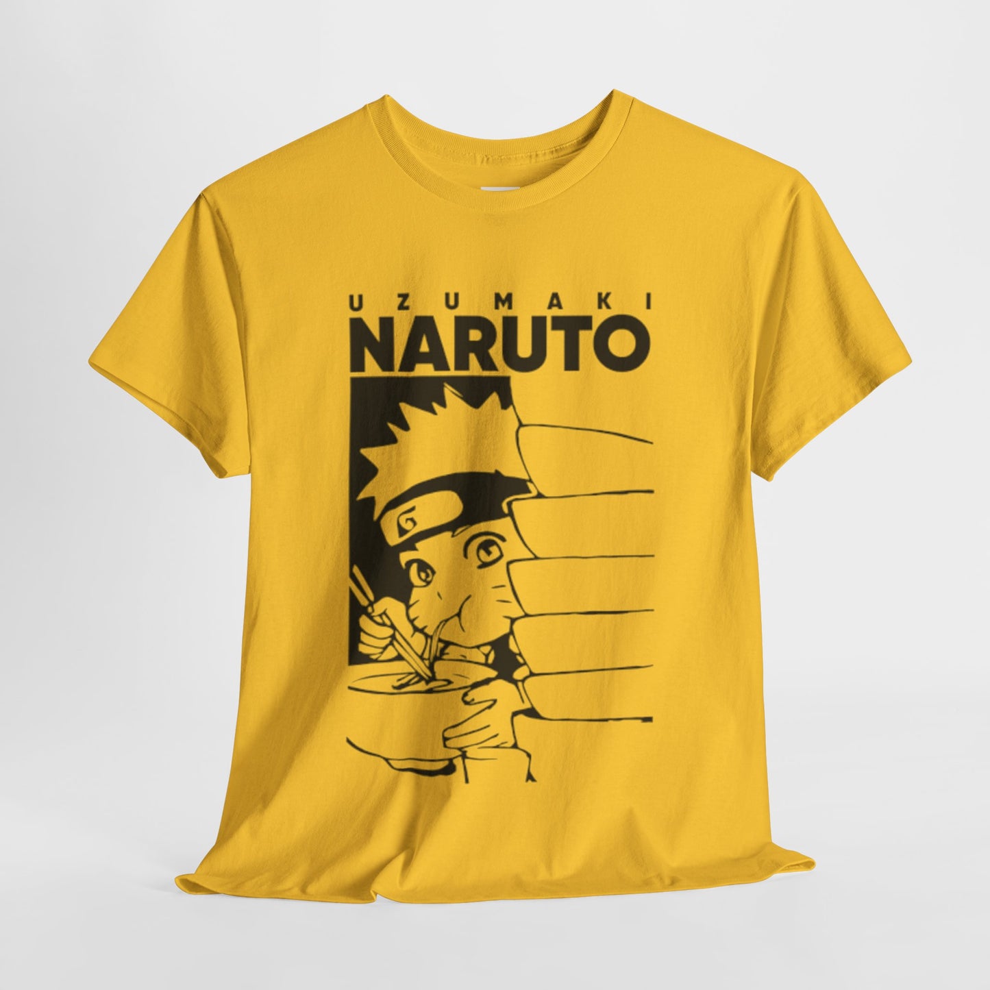 Naruto Shippuden Uzumaki Naruto Unisex Heavy Cotton Tee - Vibrant and Stylish Design for Otaku Heads