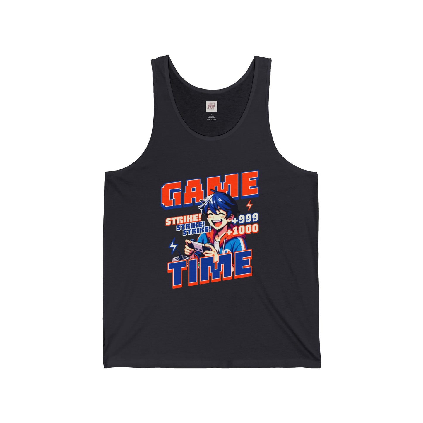 Game Time Unisex Jersey Tank Top - Perfect for Gamers and Casual Wear