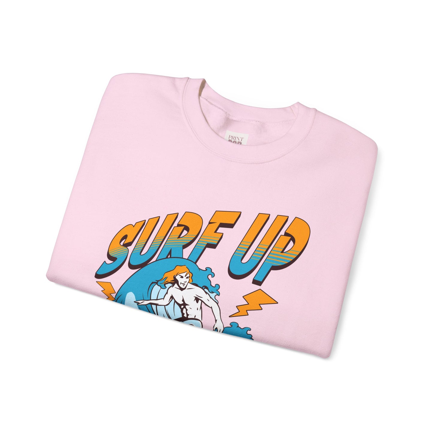 Surf Up Crewneck Sweatshirt - Unisex Heavy Blend for Chill Vibes