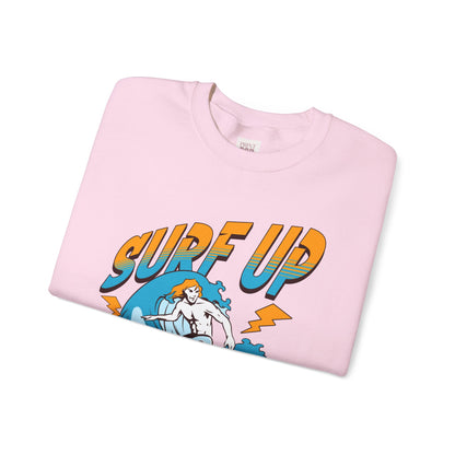 Surf Up Crewneck Sweatshirt - Unisex Heavy Blend for Chill Vibes