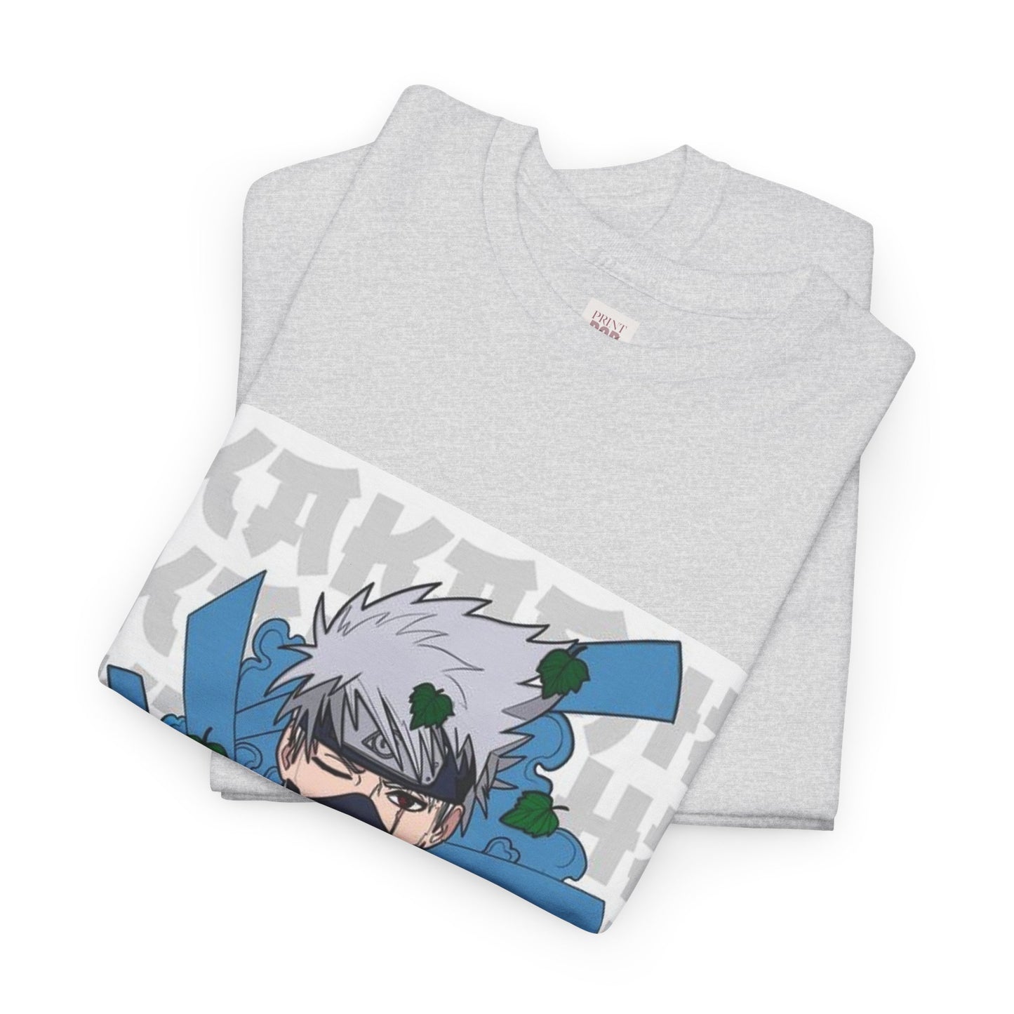 Naruto Shippuden Kakashi Unisex Heavy Cotton Tee - Vibrant and Stylish Design for Otaku Heads