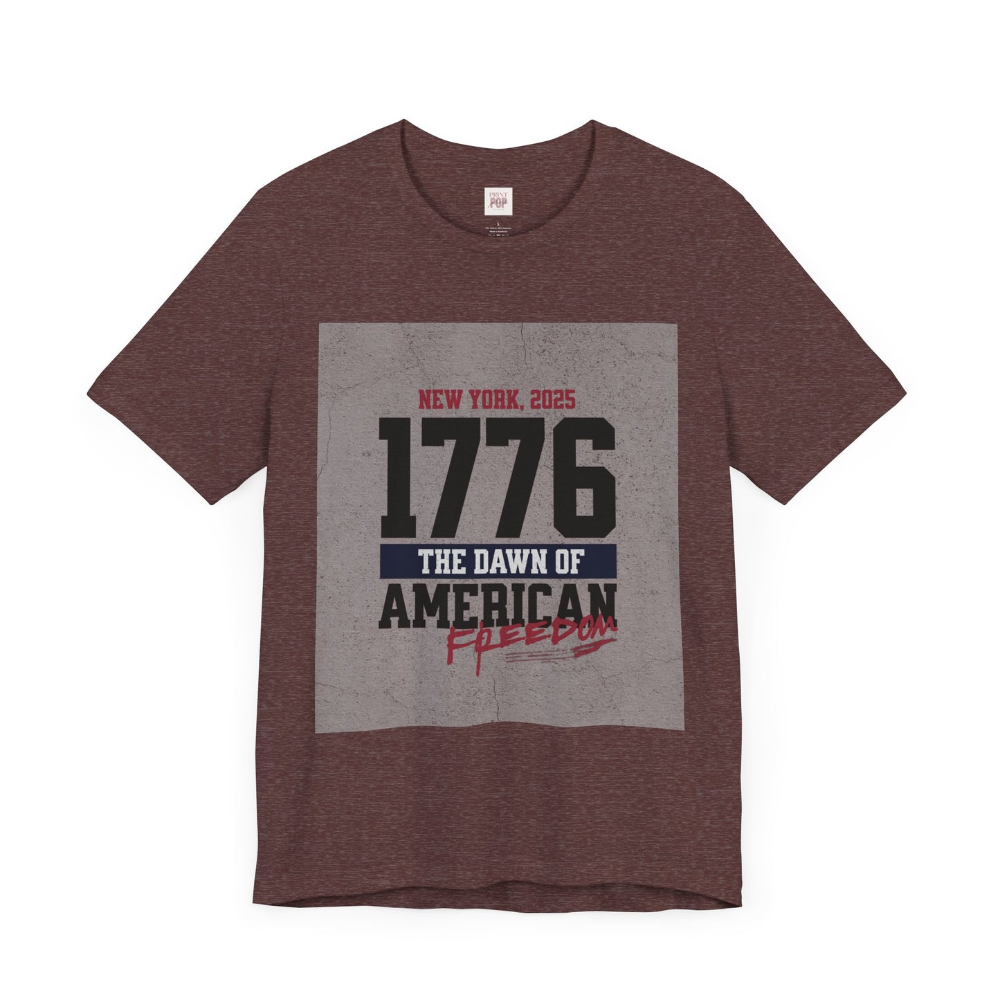 1776 American Freedom Unisex Jersey Tee - Celebrate Independence in Style