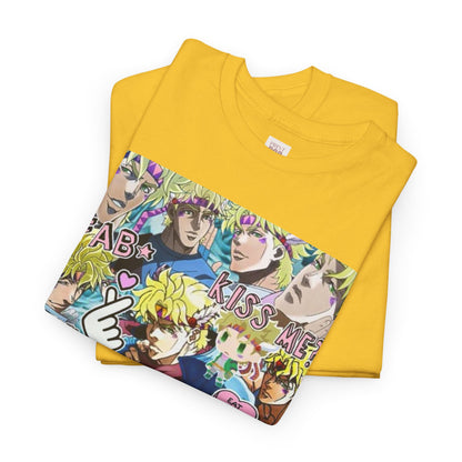 Jojo's Bizarre Adventure Caesar A. Zeppeli Unisex Heavy Cotton Tee - Vibrant and Stylish Design for Otaku Heads