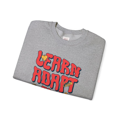 Learn, Adapt, Evolve Quoted Unisex Heavy Blend Premium and Stylish Sweatshirt