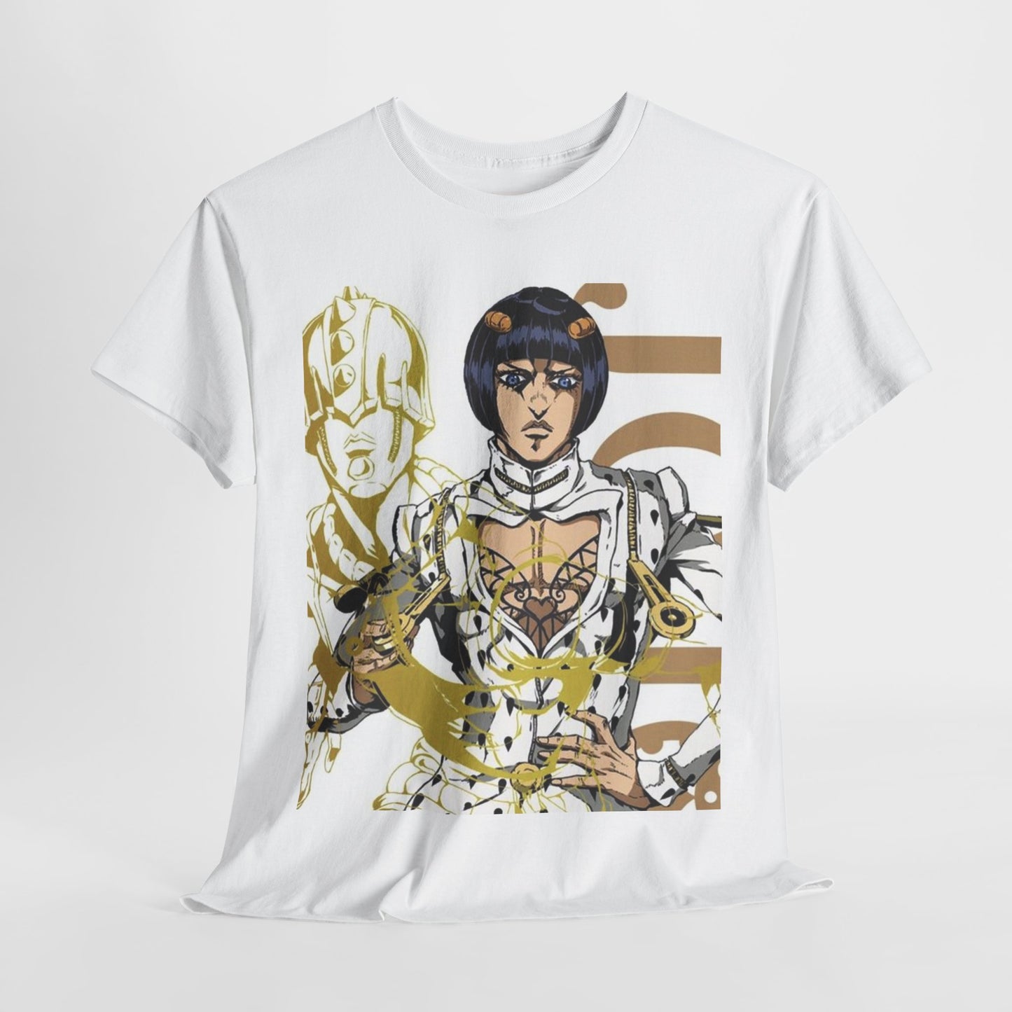 Jojo's Bizarre Adventure Bruno Bucciarati  Unisex Heavy Cotton Tee - Vibrant and Stylish Design for Otaku Heads