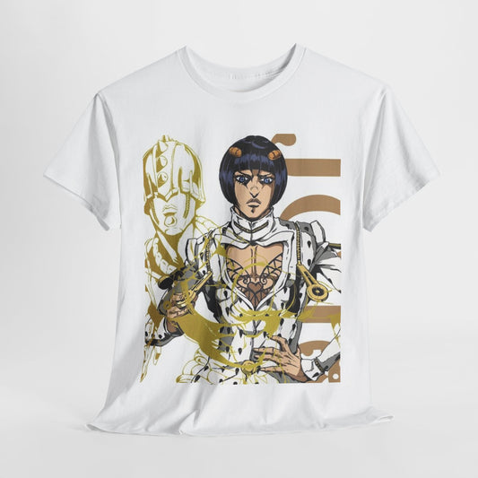 Jojo's Bizarre Adventure Bruno Bucciarati  Unisex Heavy Cotton Tee - Vibrant and Stylish Design for Otaku Heads