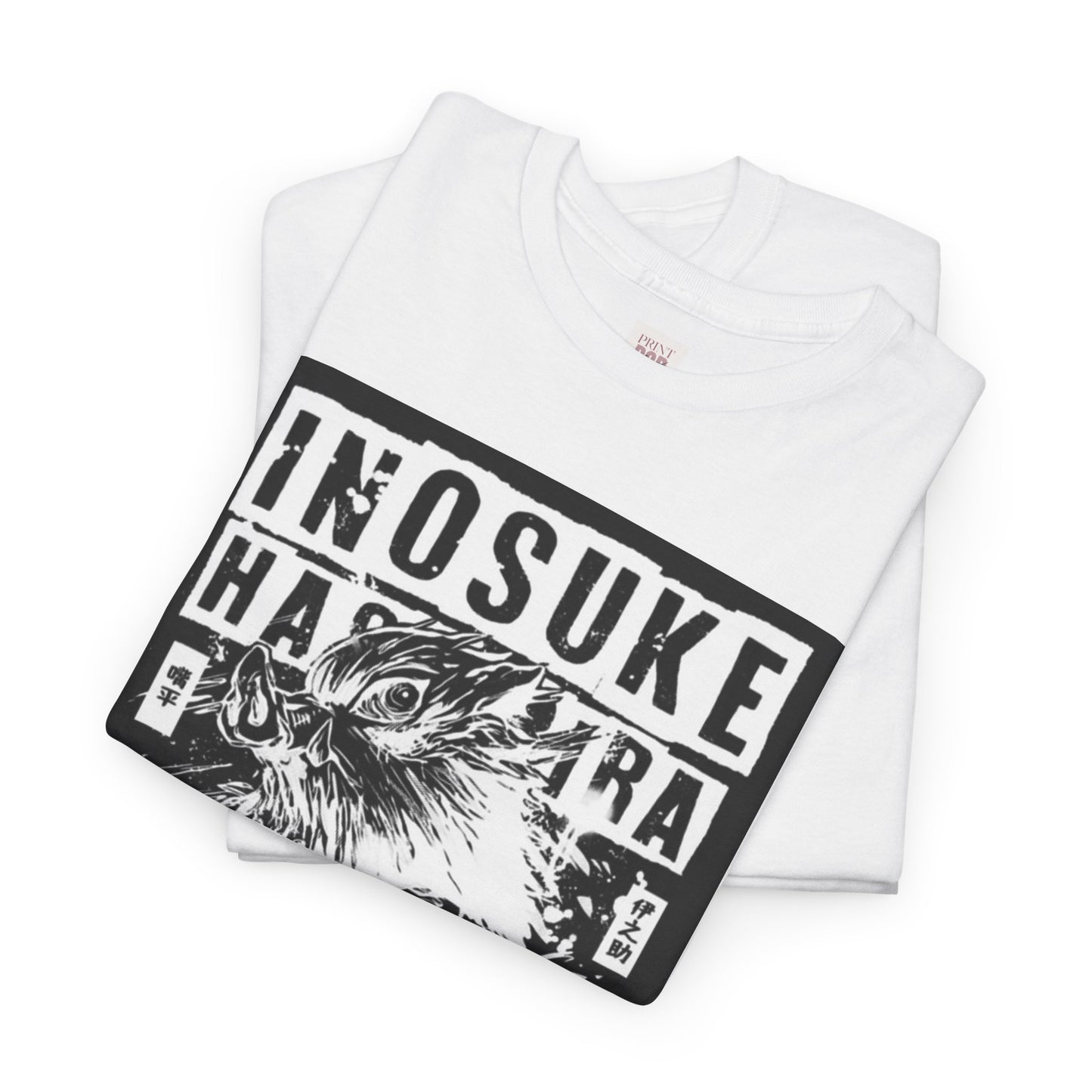 Demon Slayer Inosuke Hashibira Unisex Heavy Cotton Tee - Vibrant and Stylish Design for Otaku Heads