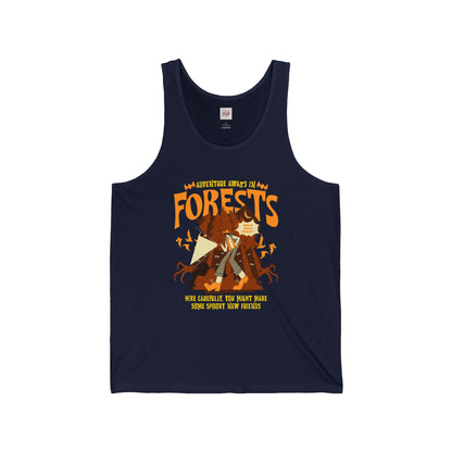 Adventure Awaits Unisex Jersey Tank - Perfect for Nature Lovers