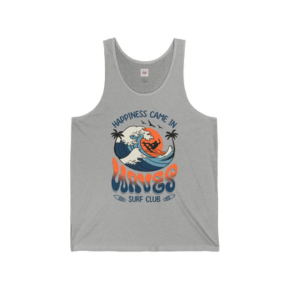 Happiness Waves Surf Club Unisex Jersey Tank