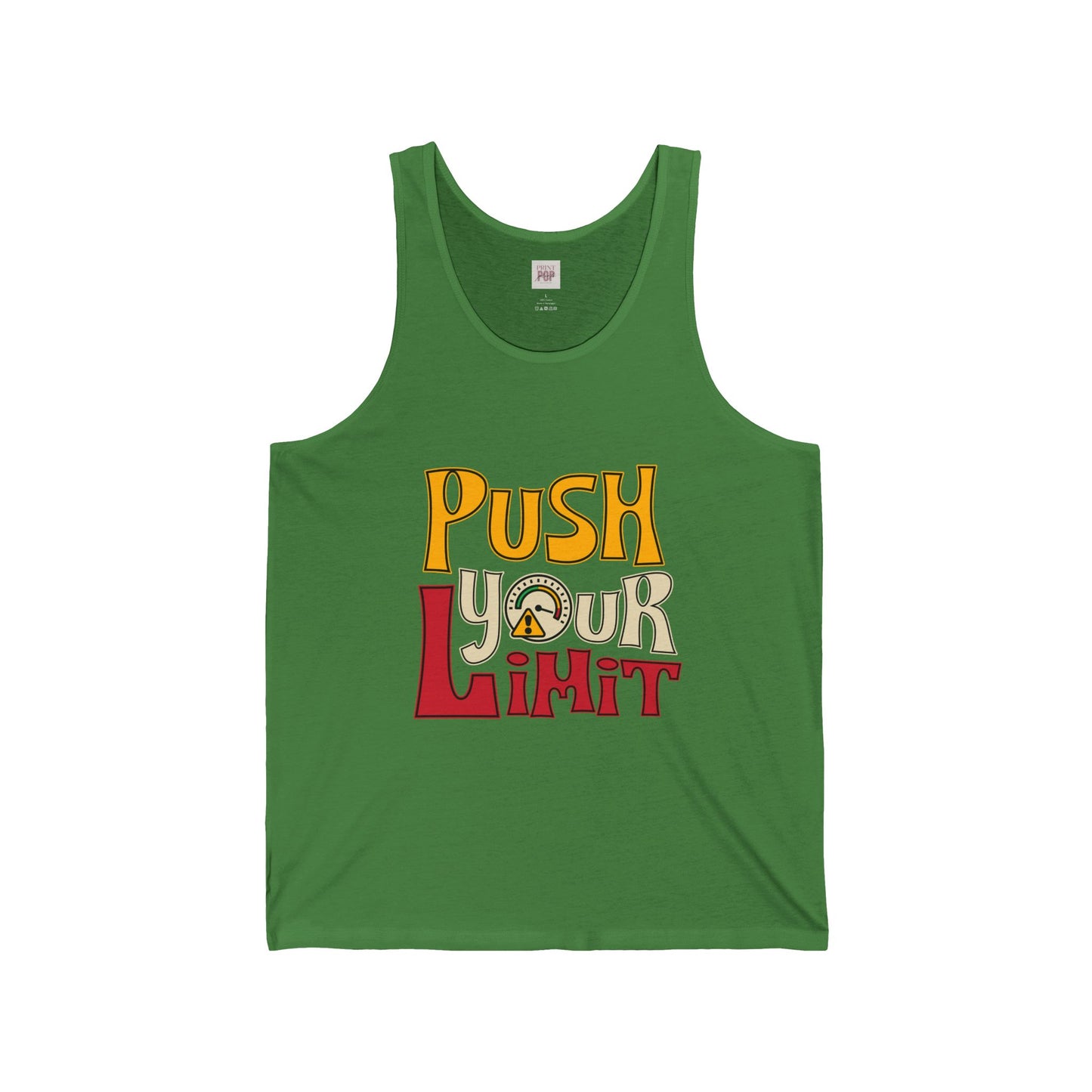 Motivational Unisex Premium and Comfortable Tank Top - 'Push Your Limit'