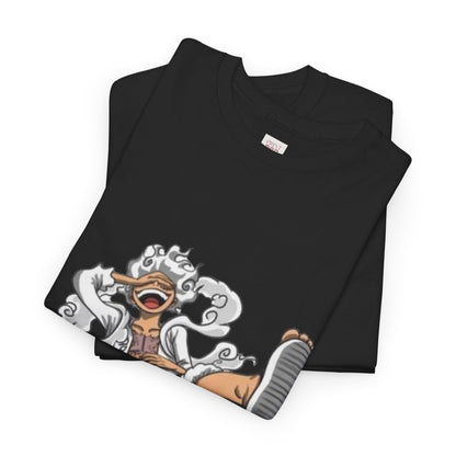 One Piece Luffy Unisex Heavy Cotton Tee - Vibrant and Stylish Design for Otaku Heads