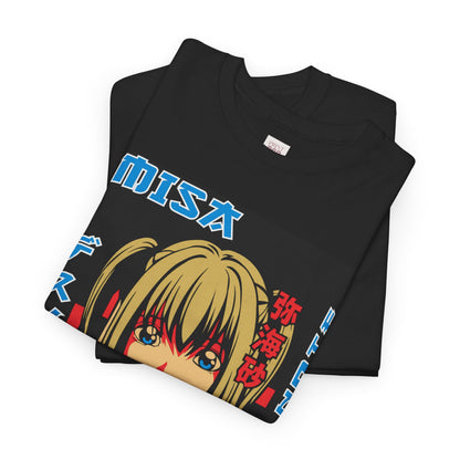 Death Note Misa Amane Unisex Heavy Cotton Tee - Vibrant and Stylish Design for Otaku Heads