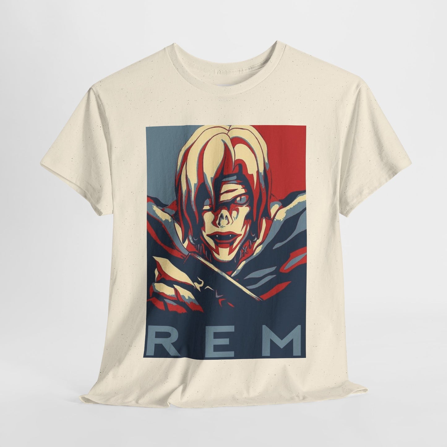 Death Note Rem Unisex Heavy Cotton Tee - Vibrant and Stylish Design for Otaku Heads