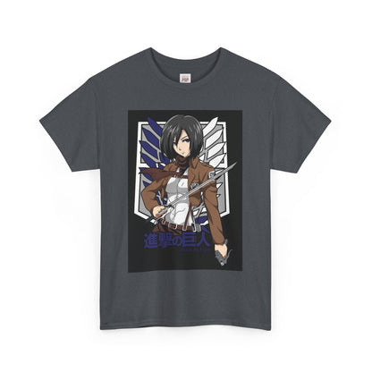 Attack On Titan Unisex Heavy Cotton Tee - Vibrant and Stylish Design for Otaku Heads